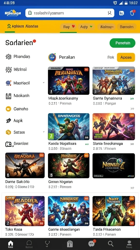 Jelajahi banyak pilihan permainan seru.