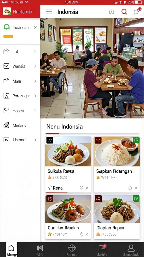 Tampilan antarmuka yang ramah pengguna dan mudah dinavigasi.