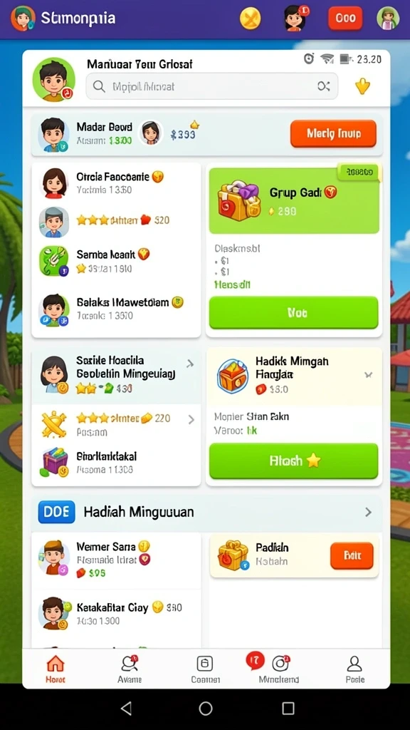 Tampilan antarmuka yang menarik dan mudah digunakan.