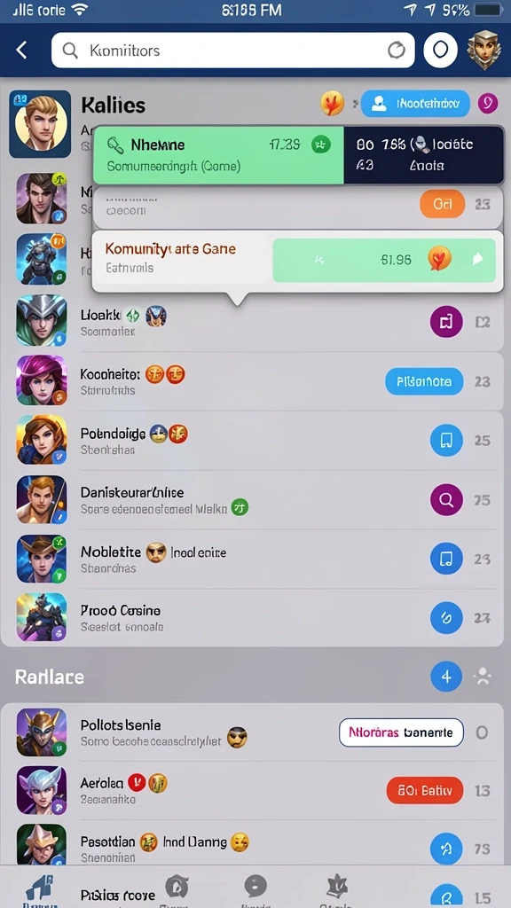 Berbagai mode permainan yang menantang dan seru.