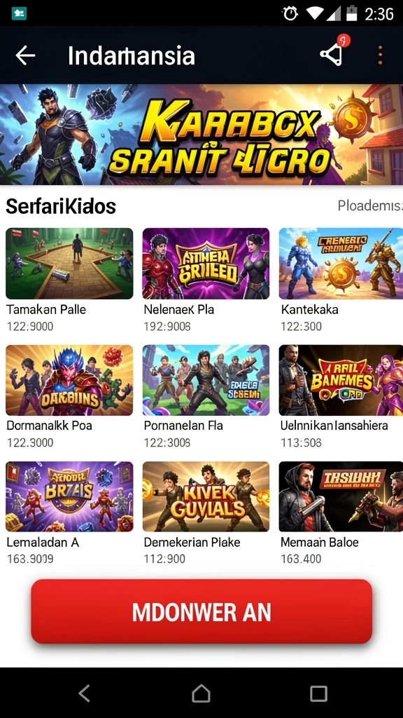 Fitur multiplayer yang memungkinkan permainan bersama teman.