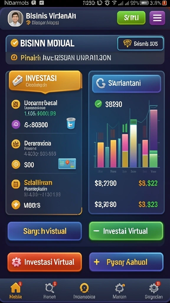 Tampilan antarmuka DULTOGEL yang menarik dan user-friendly.