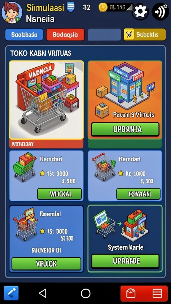 Tampilan antarmuka yang intuitif dan menarik.