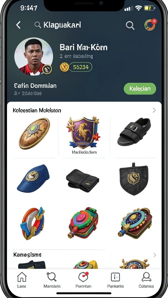 Screenshot menampilkan tampilan awal GADUNSLOT yang menarik.