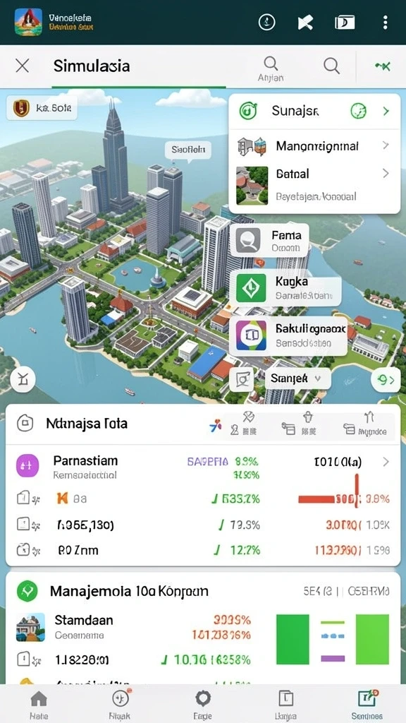 Tampilan antarmuka yang menarik dan mudah dinavigasi.