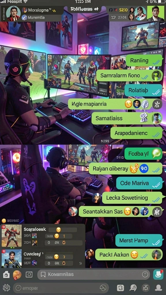 Tangkapan layar menampilkan karakter yang sedang beraksi dalam misi.