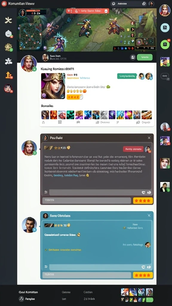 Screenshot menunjukkan berbagai jenis permainan yang tersedia.
