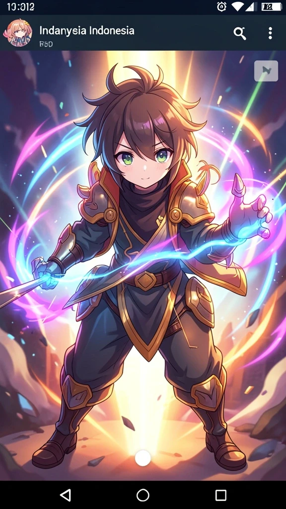 Tampilan awal IDAGAME yang menarik dan bersahabat.