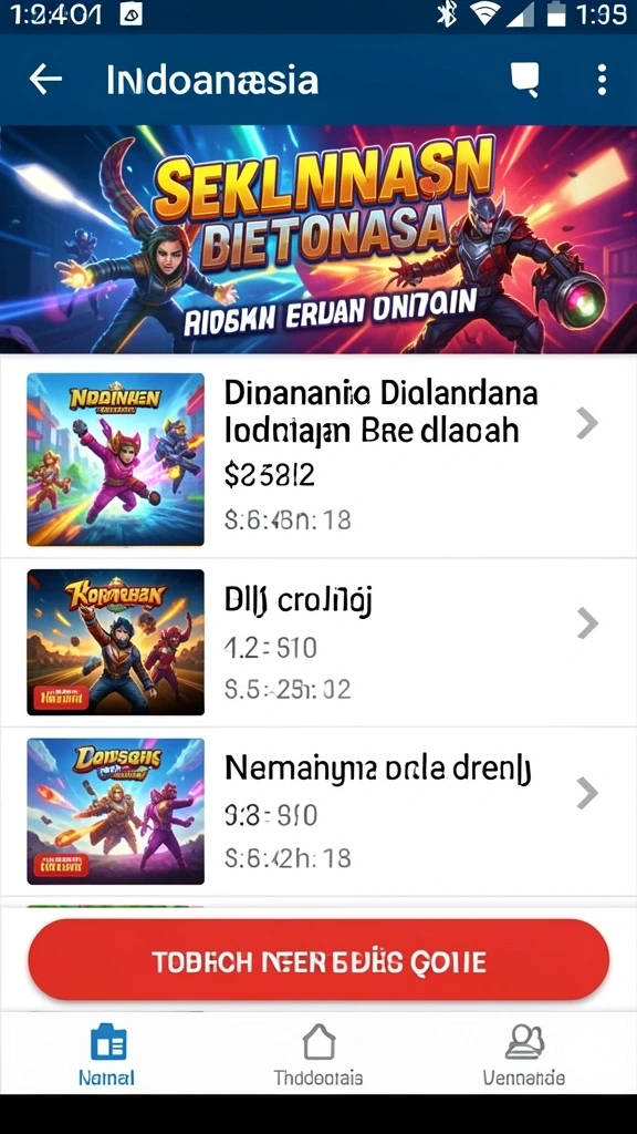 Berbagai pilihan permainan yang seru dan menghibur.