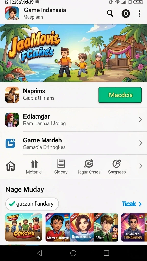 Berbagai karakter unik untuk dipilih.