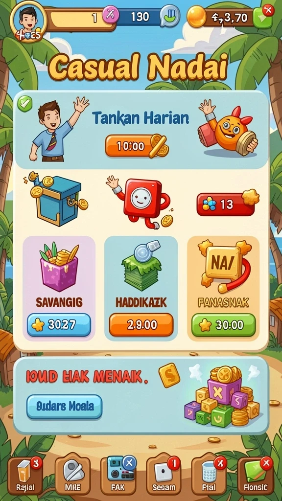 Mode multiplayer yang menambah keseruan bermain.