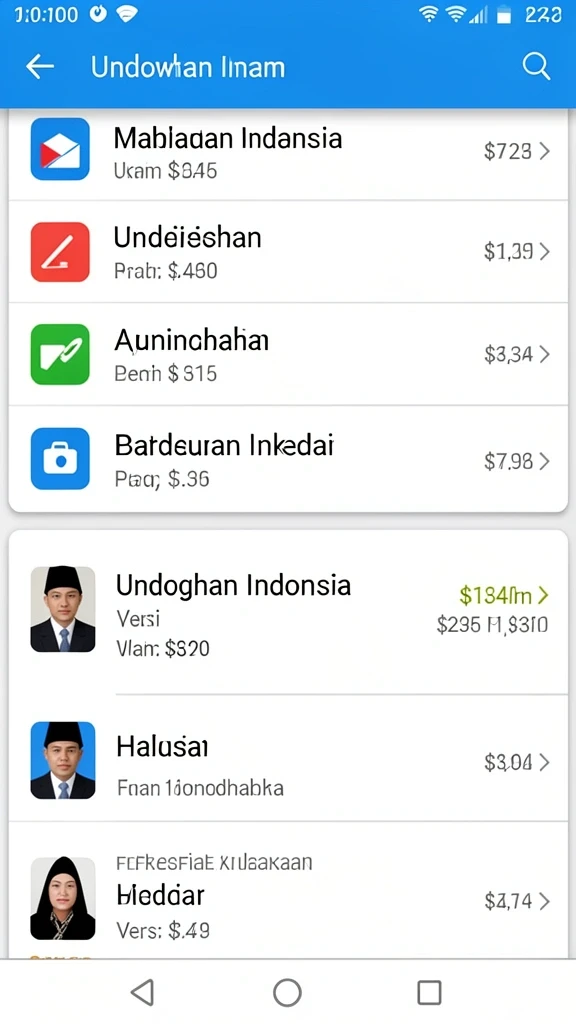 Tampilan antarmuka yang menarik dan mudah digunakan.