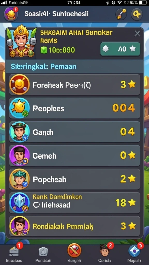 Grafik yang menawan dengan efek visual yang memukau.
