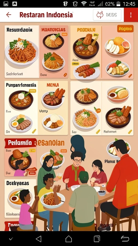 Tampilan antarmuka yang menarik dan mudah digunakan.
