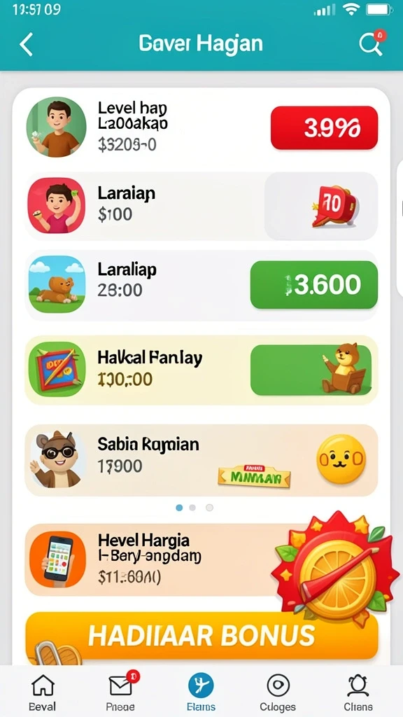 Grafik game yang menawan dan detail.