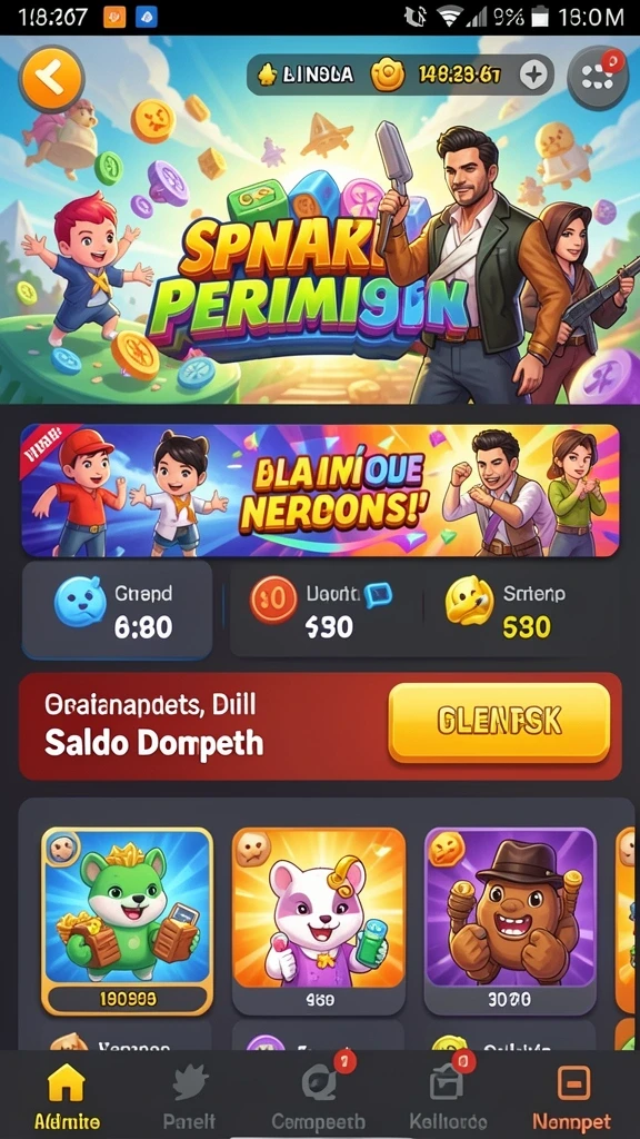 Screenshot menunjukkan tampilan antarmuka utama PAUS188.