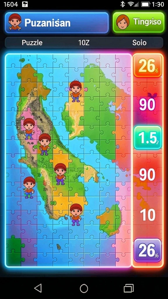 Tampilan depan game PC777 dengan tema menarik.