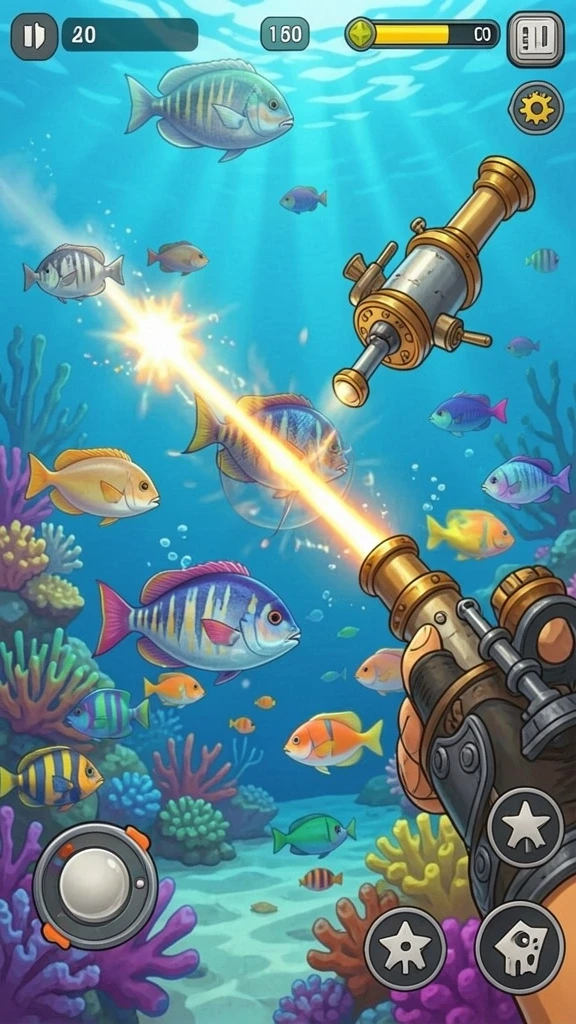 Screenshot menunjukkan aksi seru dalam mode multiplayer.