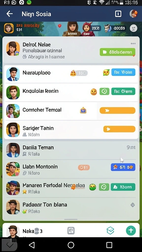 Tampilan antarmuka yang menarik dan user-friendly.