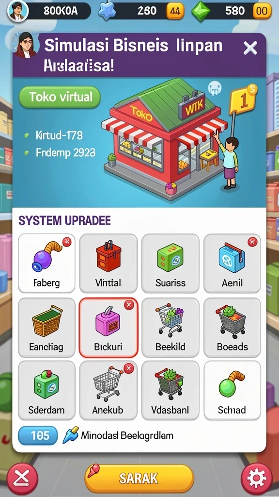 Tampilan antarmuka yang menarik dan user-friendly.