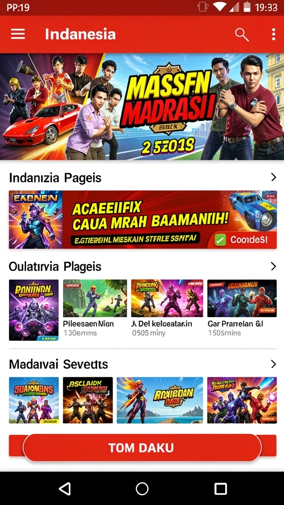 Tampilan antarmuka yang ramah pengguna.